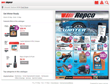 Tablet Screenshot of catalogues.repco.com.au